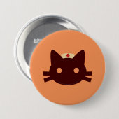 Nurse Kitty Button (Vorne & Hinten)