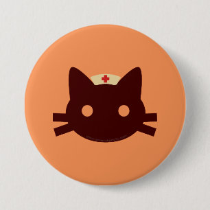 Nurse Kitty Button