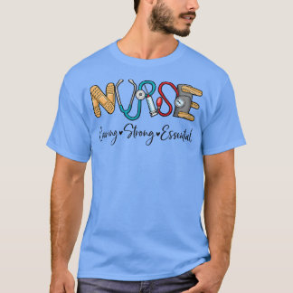 Nurse Kümmerte starke, essenzielle Krankenversiche T-Shirt
