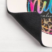 Nurse Leopard Print Mousepad (Ecke)