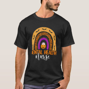 Nurse Leopard Rainbow Halloween Pump T-Shirt