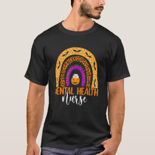 Nurse Leopard Rainbow Halloween Pump T-Shirt