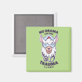 Nurse Lieben Llama Magnet (Vorderseite/Rückseite)