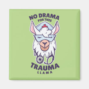 Nurse Lieben Llama Magnet
