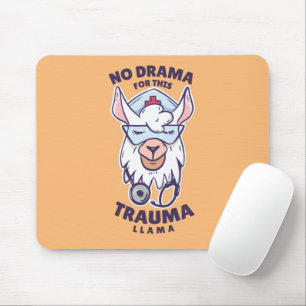 Nurse Lieben Llama Mousepad