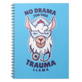 Nurse Lieben Llama Notizblock (Vorderseite)