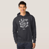Nurse Life Dark Colored Hoodie (Vorne ganz)