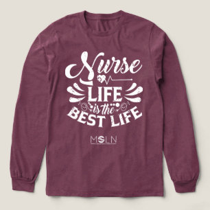 Nurse Life Dark Tri-Blend Long Sleeve T-Shirt Shirt