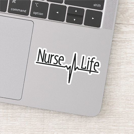 Nurse Life - EKG Sticker (Detail)