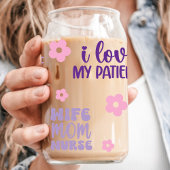 Nurse Life Floral Dosenglas