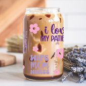 Nurse Life Floral Dosenglas