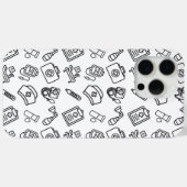 Nurse Life Icon Pattern Case-Mate iPhone Case (Rückseite (Horizontal))