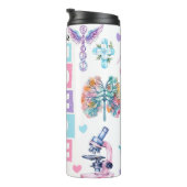 Nurse Life Medical Organ Collage Thermosbecher (Nach rechts gedreht)