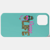 Nurse Life Messy Bun Hair Leopard Nurses Day Case-Mate iPhone Hülle (Rückseite (Horizontal))