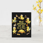 Nurse Life Nursing Duck Most Definitely Not All In Karte (Gelbe Blume)