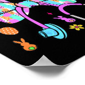 Nurse Life Stethoscope Coquette Bow Niedlich Oster Poster (Ecke)