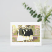 Nurse Lineup Postkarte (Stehend Vorderseite)