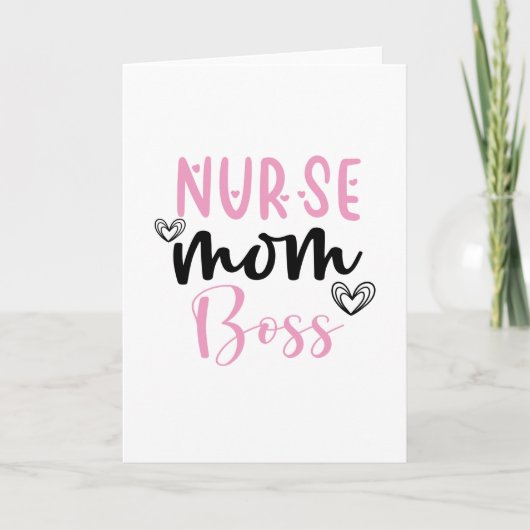 Nurse Mama Boss Karte (Vorderseite)
