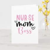 Nurse Mama Boss Karte (Gelbe Blume)