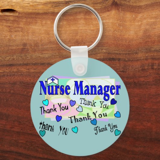 Nurse Manager DANKE Schlüsselanhänger (Vorderseite)