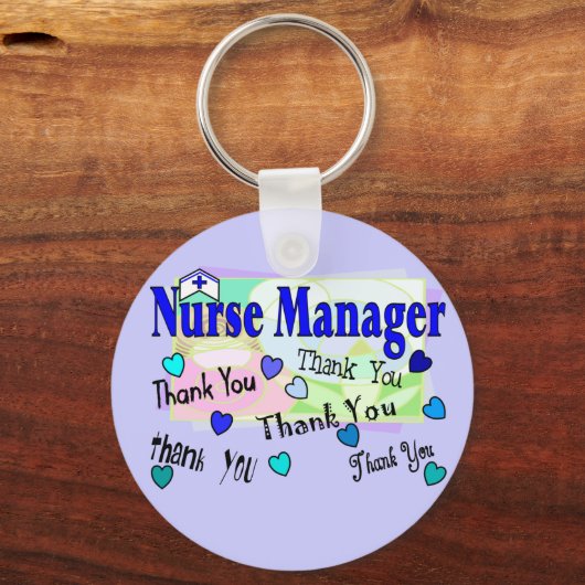 Nurse Manager DANKE Schlüsselanhänger (Vorderseite)