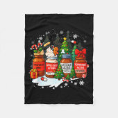 Nurse Medical Profol Ativan Haldo Christmas Health Fleecedecke (Vorderseite)