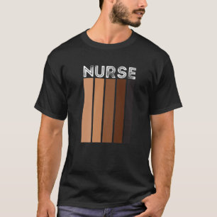 Nurse Melanin Afro Queen Black History Mont, Afro T-Shirt