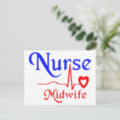 Nurse Midfrau Postkarte (Stehend Vorderseite)