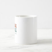 Nurse Mode Retro Wavy Typography Kaffeetasse (Mittel)