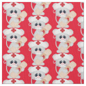 Nurse Mouse Pima Baumwollgewebe Stoff (Nahaufnahme)