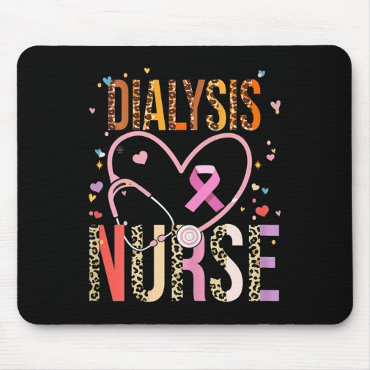 Nurse Nephrologie Nierenerkrankung Krankenpflege 2 Mousepad (Vorne)