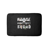 Nurse Night Shift Halloween Squad Classic T - Shir Badematte (Vorderseite)