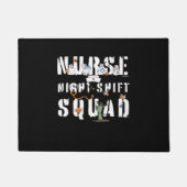 Nurse Night Shift Halloween Squad Classic T - Shir Fußmatte (Vorderseite)