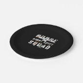 Nurse Night Shift Halloween Squad Classic T - Shir Pappteller (Schrägansicht)