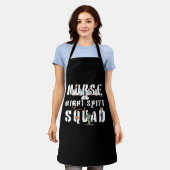 Nurse Night Shift Halloween Squad Classic T - Shir Schürze (Getragen)