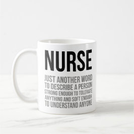 Nurse nur ein anderes Wort, um eine Person zu besc Kaffeetasse