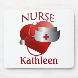 Nurse Nurses Herz Custom Mousepad