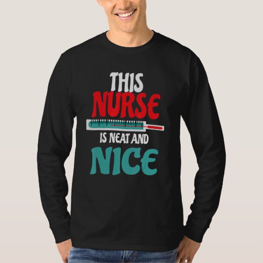 Nurse Nurses Work Hospital Teaching Design T-Shirt (Vorderseite)
