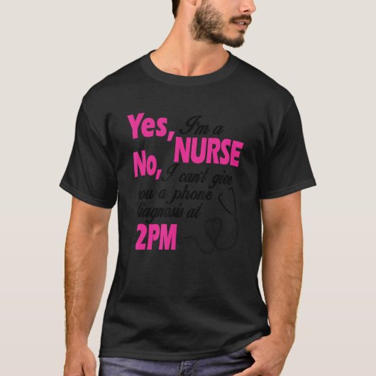 Nurse Nurses Work Hospital Teaching Design T-Shirt (Vorderseite)