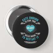 Nurse Nursing Funny Nurse Button (Vorne & Hinten)