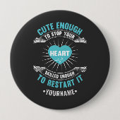 Nurse Nursing Funny Nurse Button (Vorderseite)