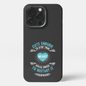 Nurse Nursing Funny Nurse iPhone Hülle (Rückseite)