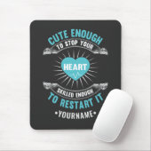 Nurse Nursing Funny Nurse Mousepad (Mit Mouse)