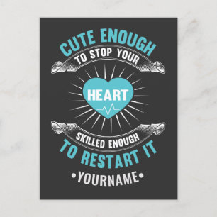 Nurse Nursing Funny Nurse Postkarte