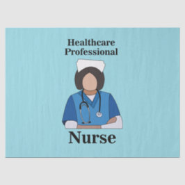 Nurse Nursing Healthcare Professional Seidenpapier