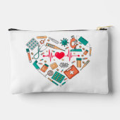 Nurse Nursing Heart Tool Zubehörtasche (Rückseite)