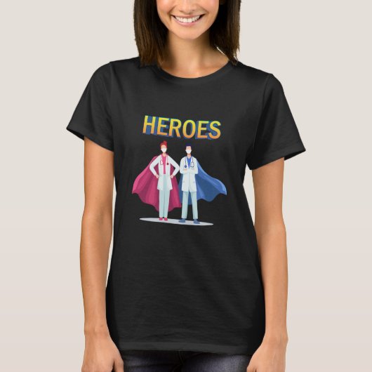 nurse nursing nurses career doctor hero heroes T-Shirt (Vorderseite)