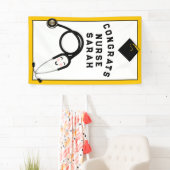 Nurse Nursing School Graduation Party Banner (Insitu)