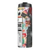 Nurse Nutrition Fakten Custom Thermosbecher (Vorderseite)