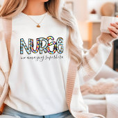 Nurse One Phantastisch Superhero Moderne Typografi Tri-Blend Shirt